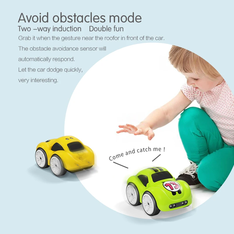 

Cartoon Music/cute Graphics Car Gesture Smart Sensor Induction Follow The Car Parent-child Interaction For Children's Day Toy