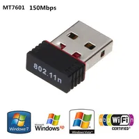 Mini usb adaptador wi-fi sem fio placa de rede 802.11n/g/b 150mbps para windows xp mini usb 2.0 wi-fi dongle