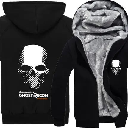 3 Высокое качество костюмы GHOST RECON новые игровые худи на молнии с капюшоном Мужские осенне-зимние пальто - Цвет: 3
