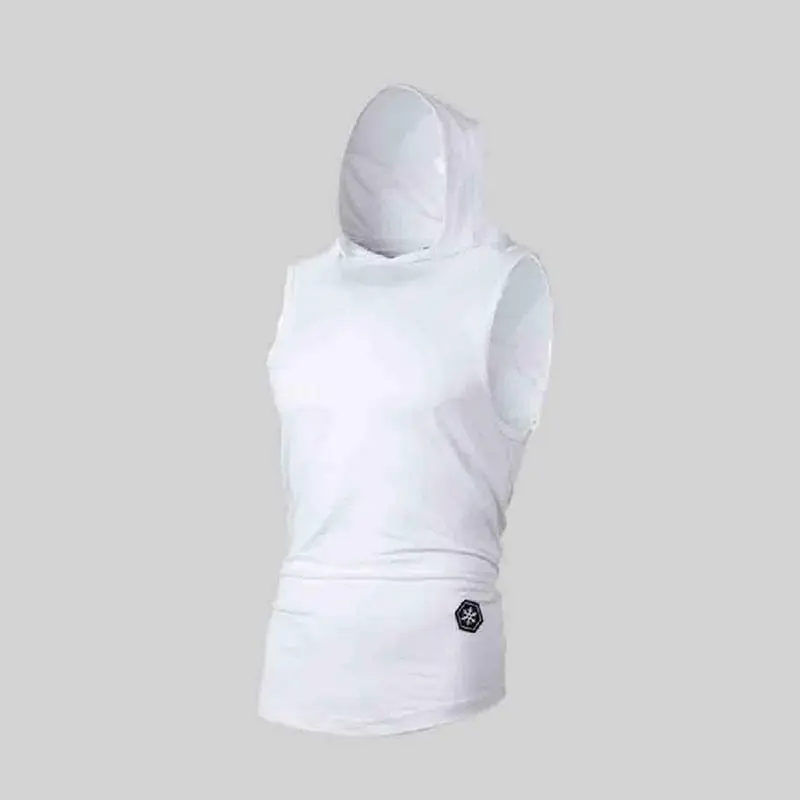 Hombres фитнес толстовки camisetas sin mangas camiseta de culturismo camisa moda Stringer masculino entrenamiento con capucha cha