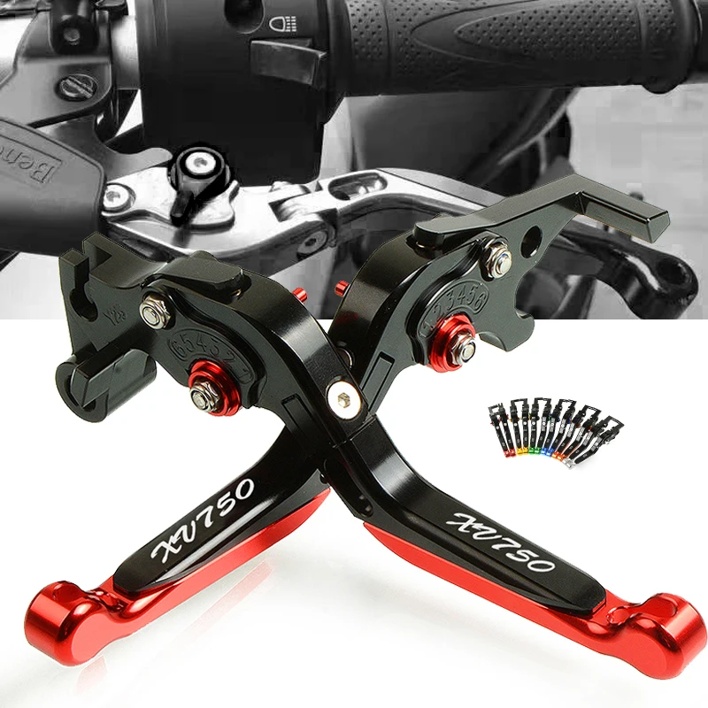 

Motorcycle Accessories CNC Brake Clutch Levers Adjustable Folding Extendable For yamaha XV750SE
