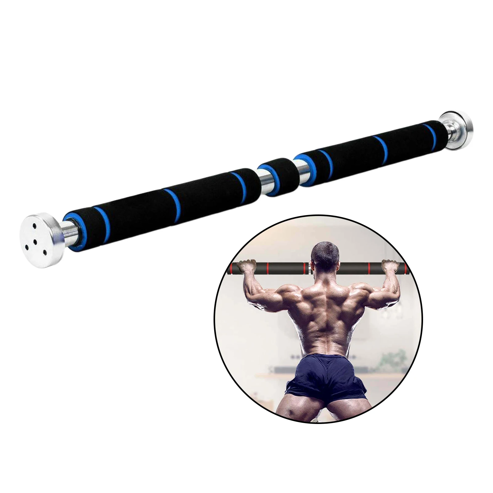Door Pull Up Bar Home Doorway Chin Up Bars Abs Exercise Rod Equipment Gear