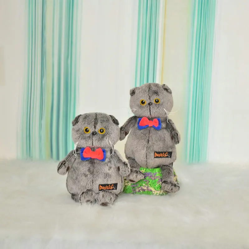 1 piece 25cm 35cm Simulation plush cat pillow soft animal filled soft plush toy decoration cartoon plush children's toy gift