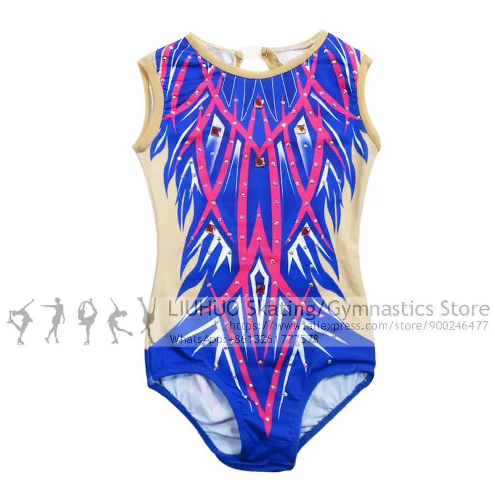 

Gymnastics Leotards Girls Teens Competitions Kids Ice Skating Dress Rhythmic Leotard Artistic Christmas Gifts Multicolor