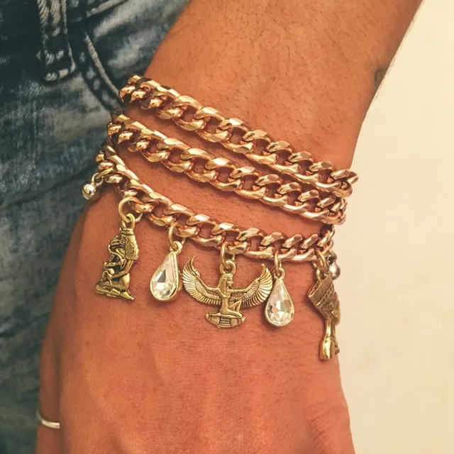 Vintage Egypt Bracelet Set That Ankh Life Jewelry Bracelets