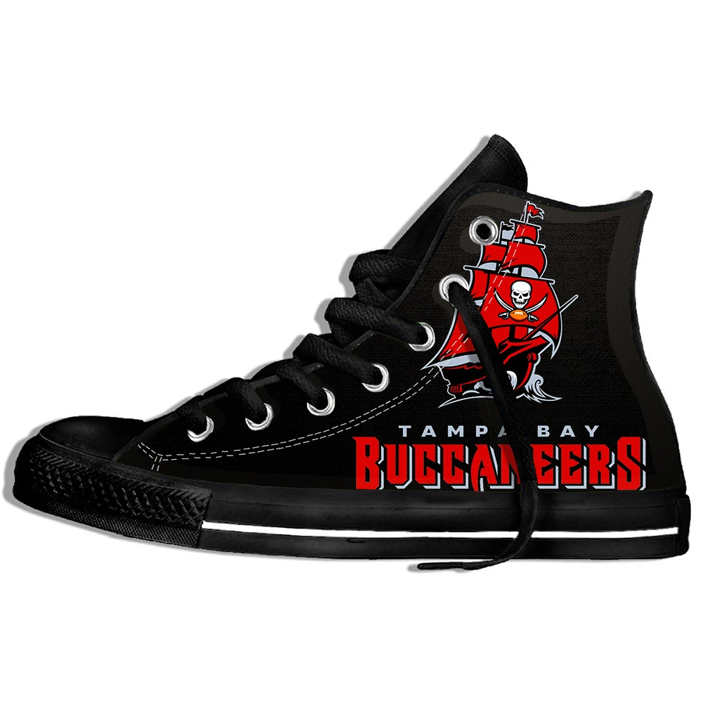 Buccaneers 3 Горячая Мода Печать высокие кроссовки Buccaneers унисекс Повседневная легкая обувь - Цвет: Buccaneers 3