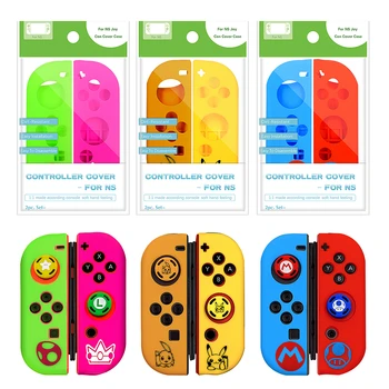 

Cute Joy con Shell Soft For Nintendo Switch JoyStick Controller Cover Replacement Thumb Grip Analog Cap Case Silicone Protection