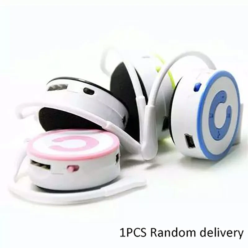 Bluetooth MP3-плеер с креплением на голову, портативный студенческий mp3-плеер, один наушник, беспроводной спортивный MP3-плеер, поддержка TF карты