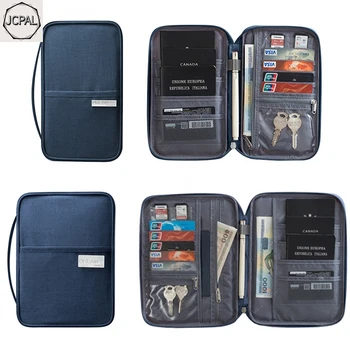 

JCAPL Waterproof Passport Holder Travel Wallet Big Credit Card Wallets Organizer Travel Accessories Document Bag Cardholder