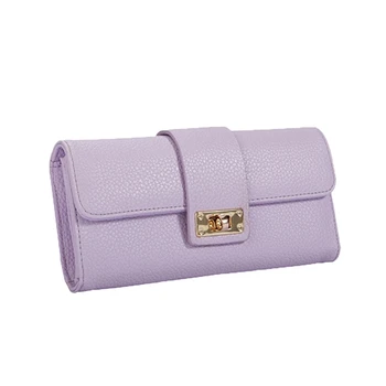 

Leather Woman Wallets 2018 Fashion Long Male Purse Women's Long Design Purse Two Fold More