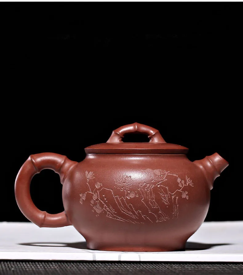 Китайский керамический чайник, чайный горшок из исинской глины Zisha, чайный набор Gongfu, фарфоровый чайник 200 мл, высокое качество, Новое поступление, с подарочной коробкой