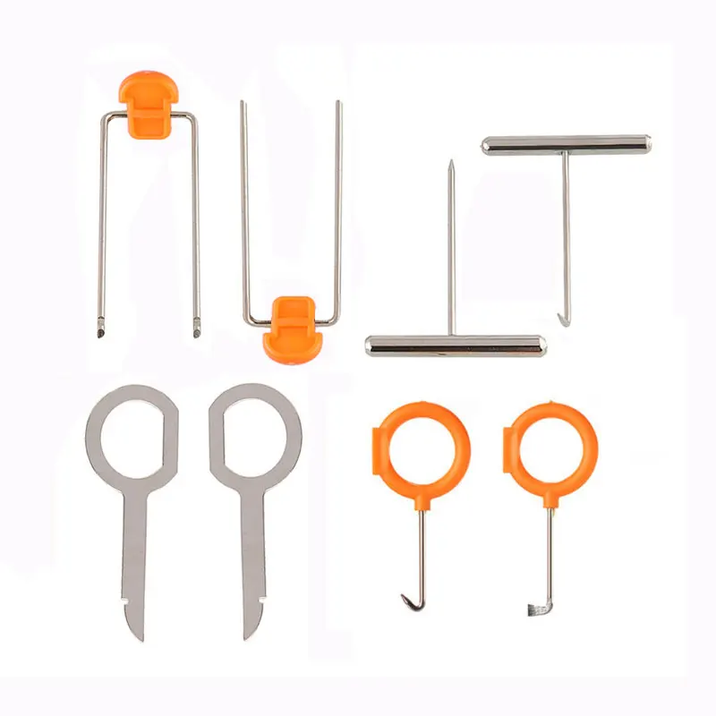 12 шт. автомобильные инструменты для снятия магнитолы|Клипсы и зажимы авто| |