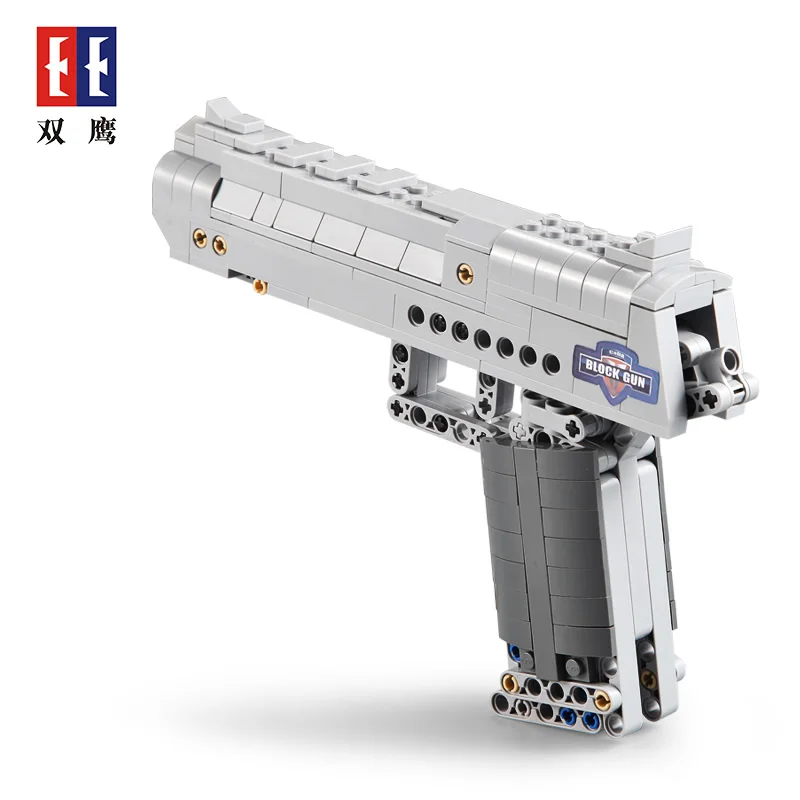  2019 Magnum Desert Eagle PUBG weapon Assembly pistol Technic Military Model Building Block Bricks c