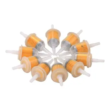 

10pcs Inline Gas/Fuel Filter 6MM-8MM 1/4" Universal For Lawn Mower Small Engine Auto Accessories Motorcycle Accessories Oil Filt