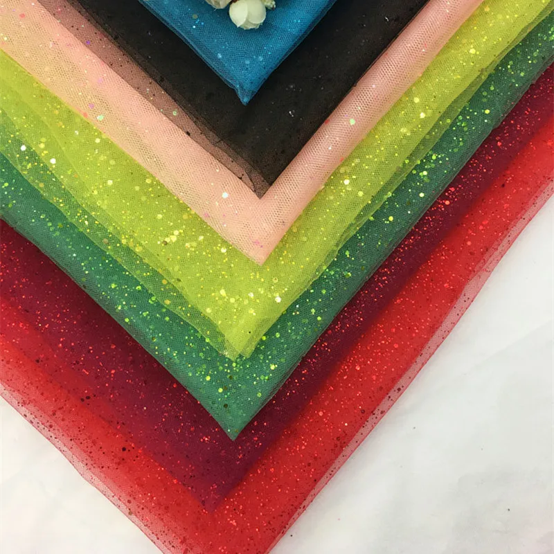150 см X1yard/партия Яркая блестящая ткань для шитья детская одежда свадебные