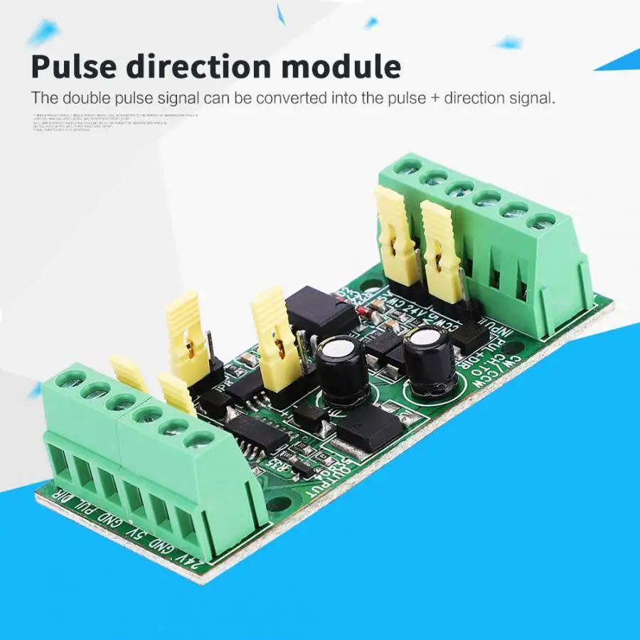 

Double Pulse to Pulse Direction Conversion driver module for Signal Stepping CCW-PD Servo Drive PLC 5V 24V Motor driver module