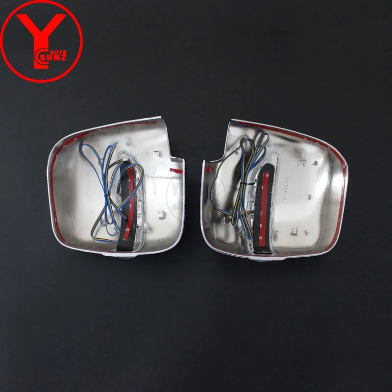Крышка зеркала заднего вида YCSUNZ abs chrome led аксессуары для Противотуманные фары Toyota
