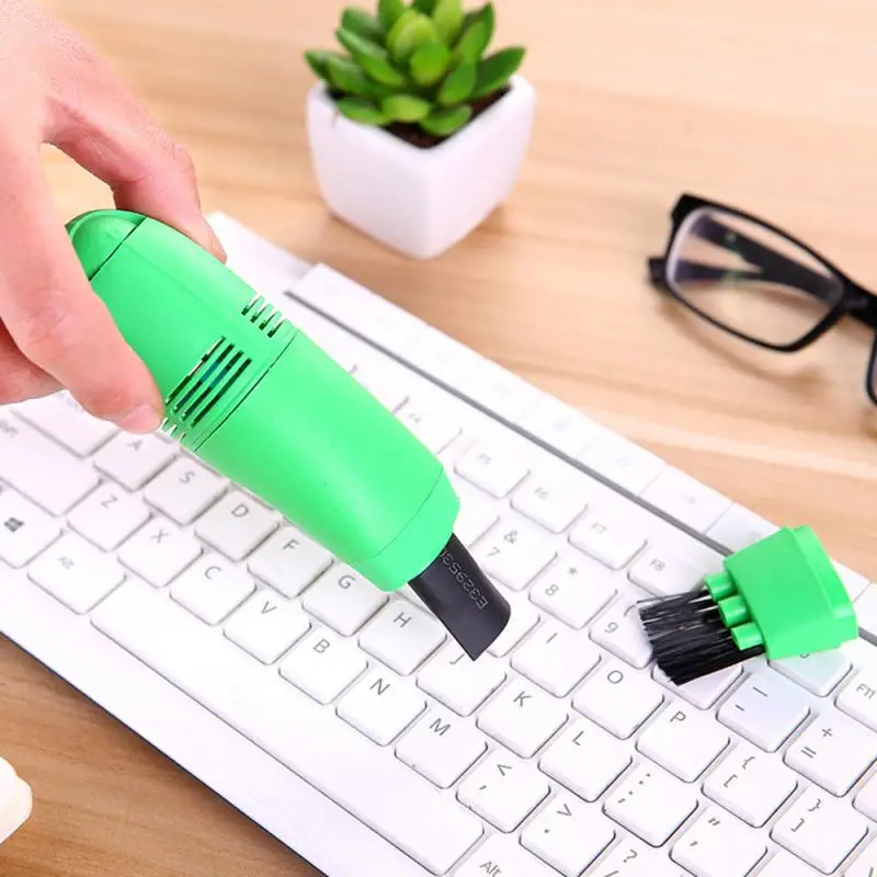 Portable Mini Handheld USB Keyboard Vacuum Cleaner Computer Dust Blower Duster For Laptop Desktop PC Computer Cleaning Kit Tool