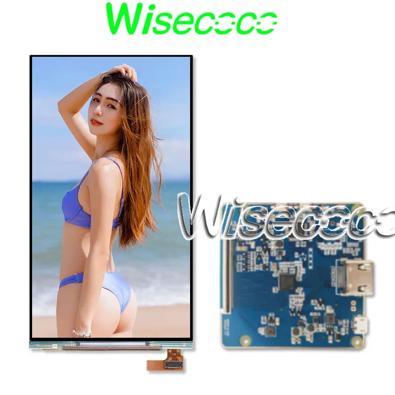 Wisecoco 5 дюймов 720X1280 OLED Am IPS дисплей WXGA HDMI к MIPI плата драйвера для Raspberry pi ЖК экран 300