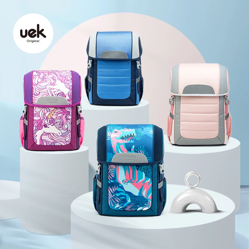

Unicorn Dinosaur Backpack School Bookbag For Elementary Student Boys Gilrs comfortable Large Capacity polyester shoulder strap