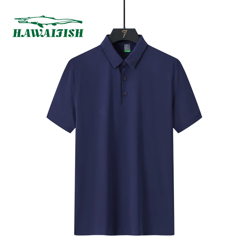 

Men's Polo Shirts New Ice Silk Quick-drying T-shirts Men's Polo Shirts Plus Size Men's T-shirts 8XL