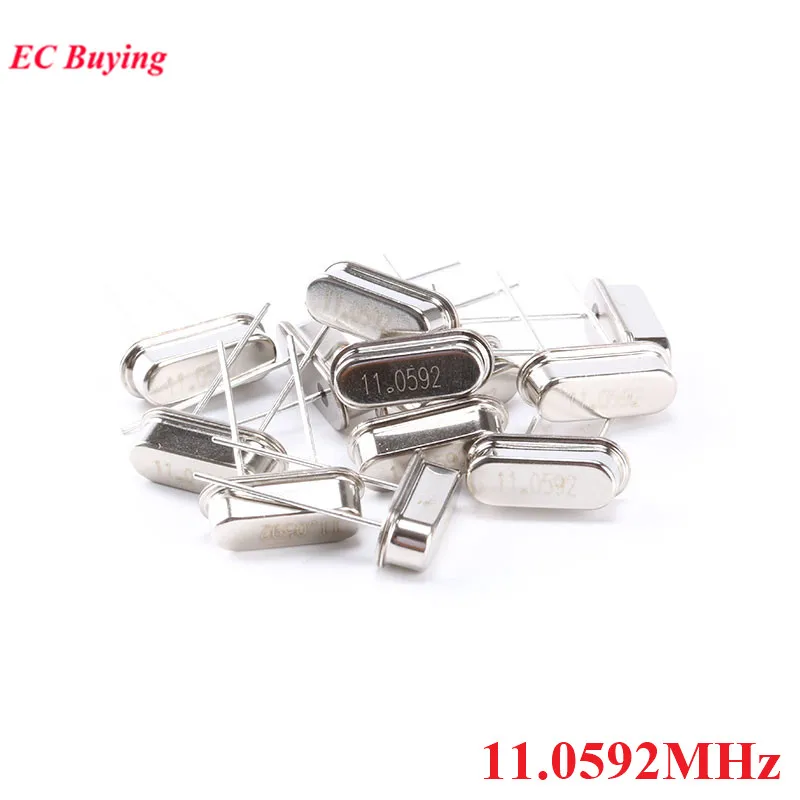 Mini Passive Resonator Quartz HC-49S Crystal Oscillator 11.0592MHz 10pcs/lot