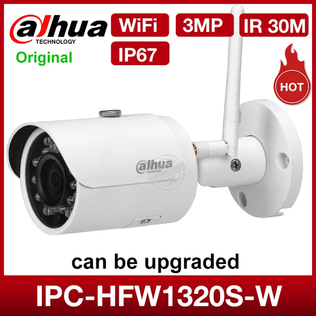 $US $63.34 DaHua IPC-HFW1320S-W 3MP Mini Bullet IP Camera Day/ Night infrared CCTV Camera Support IP67 Waterproof Security Camera System