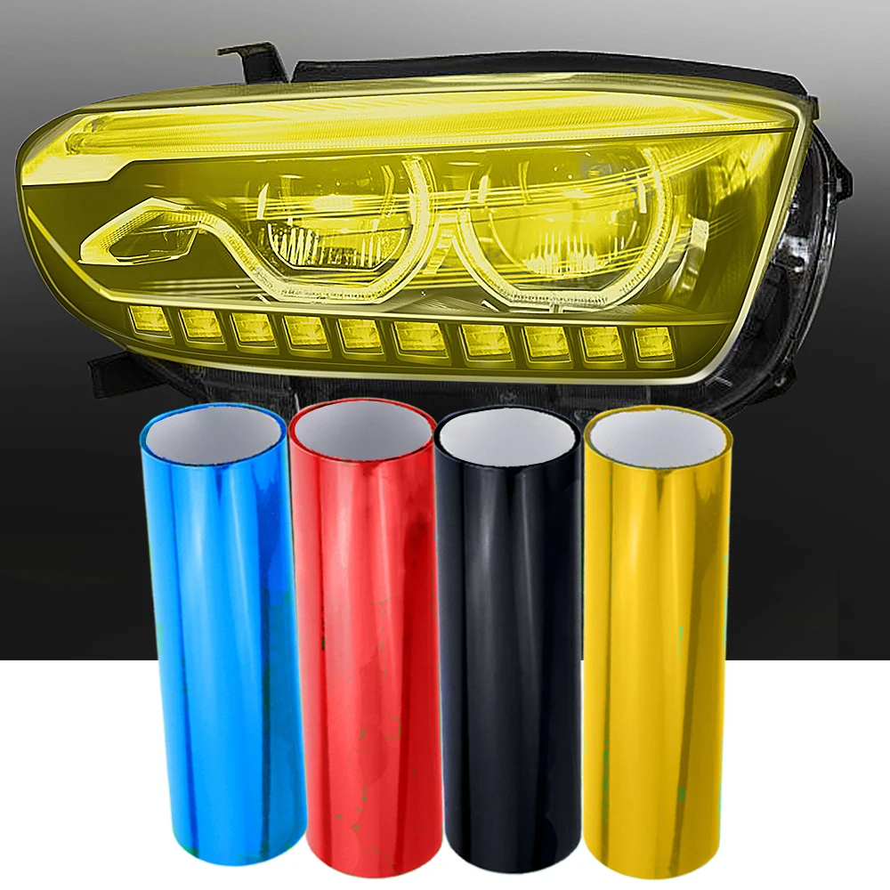 30cmX60cm Car Styling Fog Light Lamp HeadLight Taillight Film Sticker Decal MA 30cmX60cm Car Styling Fog Light Lamp HeadLight Taillight Film Sticker Decal MA