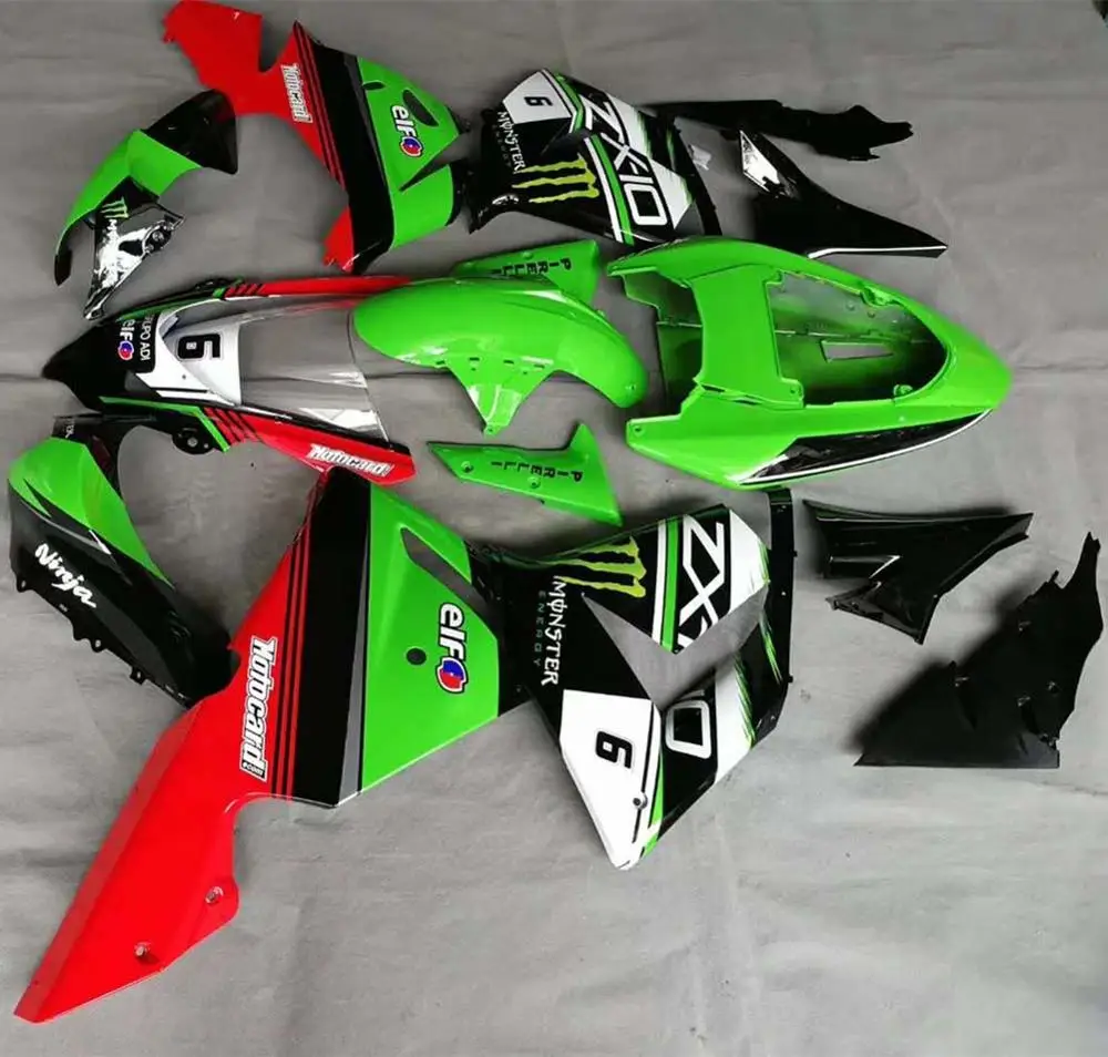 Для Kawasaki Ninja ZX10R ZX-10R 2004 2005 обтекатель кузова Рабочая рамка Боковая крышка боковая пластина защитная пластина крыло щит покрышка