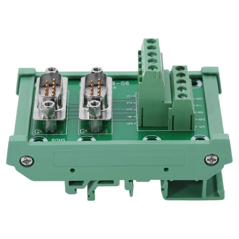 DB9-G6 Модуль интерфейса крепления на din-рейке штыревой/мужской пробойная плата DSUB |