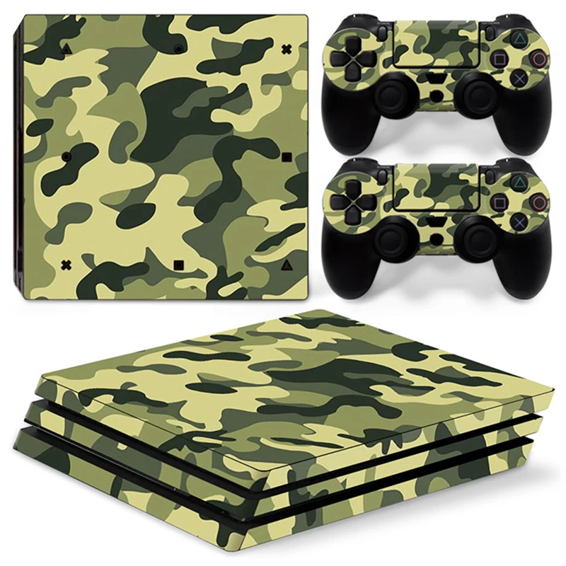 La cubierta completa pegatinas de piel para Play 4 станция evitar aranazos протектор etiqueta engomada para PS4 de контроллер - Цвет: 1