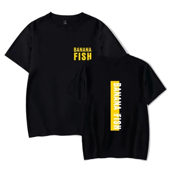 

2020 NEW BANANA FISH 2 Printed T shirts men women Harajuku T shirt men Oversize short sleeve T-shirt Tops Tee Brand clothes