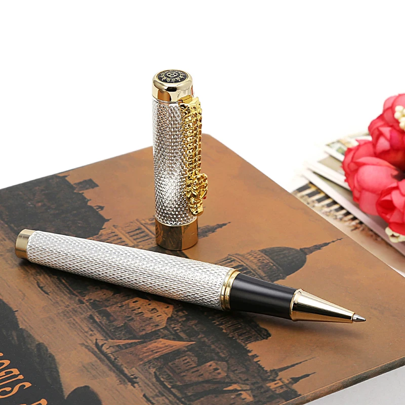 

Classic Jinhao 1200 Complete Roller Ball Pen Dragon Clip 53CC