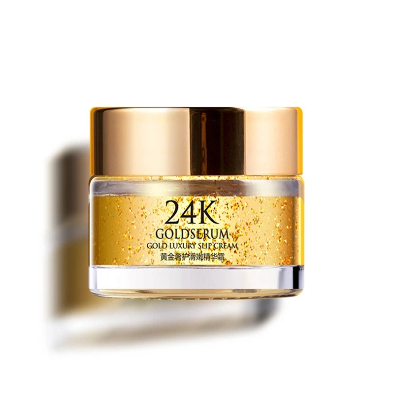 

50ml 24K Gold Silk Collagen Brightening Anti Wrinkle Essence Liquid Anti-Aging Moisturizing Whitening Skin Improve Liquid