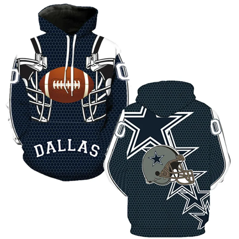 Dallas Cowboys/Спортивная толстовка с капюшоном и длинными рукавами; Новинка года; Модный джемпер; пальто с капюшоном; Лидер продаж; топы