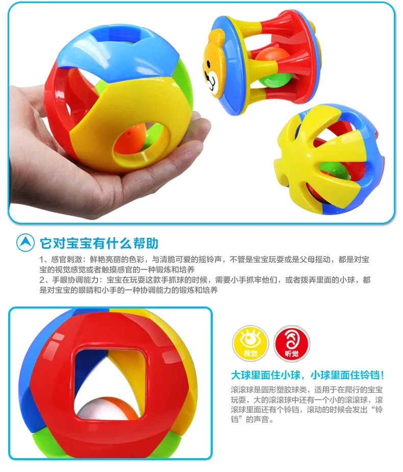 Simbable Kidz погремушка Манхэттенский мяч детские игрушки Колокольчик сенсорная интеграция обучающая игрушка Мама и ребенок подарок 190