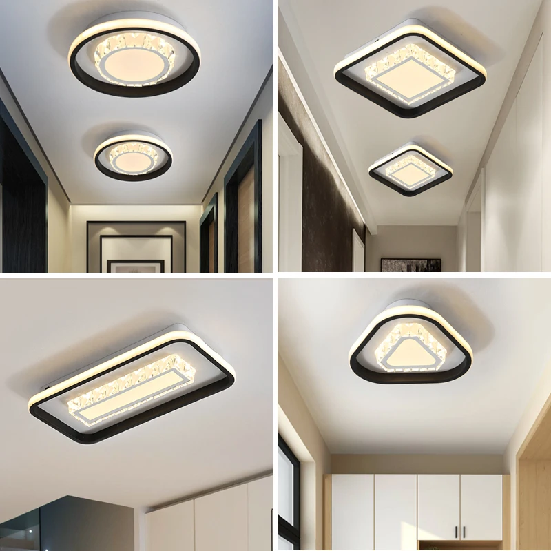 

Modern porch led chandelier simple creative Nordic designer round bedroom study living room led ceiling chandelier