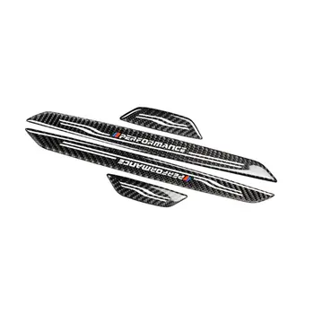 

Carbon Fiber Door Sills Protector Stickers For BMW F30 Car Styling