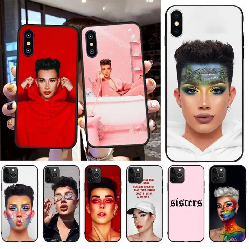 Милый чехол для телефона PENGHUWAN makeups James Charles Bling iPhone 11 pro XS MAX 8 7 6 6S Plus X 5S SE XR |