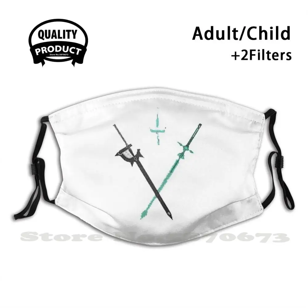 

3 Sword Art Online Fashion Protective Masks Three Sword Online Anime Swordartonline Sod