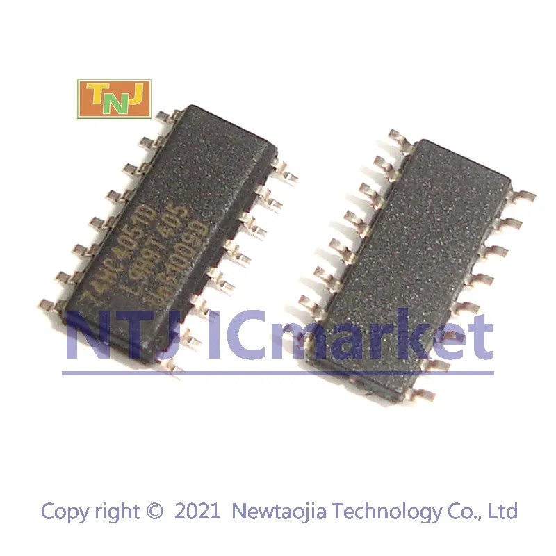 10 шт. 74HC4051D лапками углублением SOP-16 74HC4051 SMD 8-канальный аналоговый