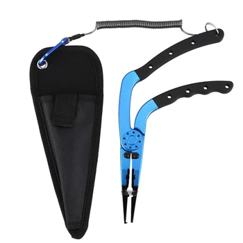 

SEWS-23.2cm Multi-Function Fishing Pliers Lure Fishing Tool Fishing Tackle Fishing Tools Set Multifunctional Fishing Pliers