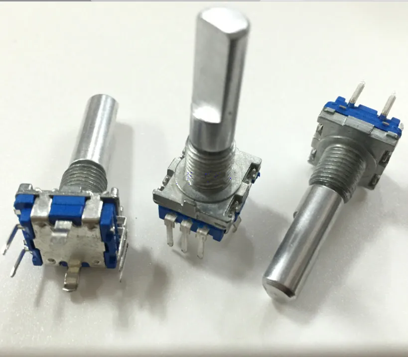 5PCS/LOT Encoder switch EC11 digital pulse potentiometer 20 positioning length 25MM | Обустройство дома