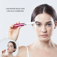 Manooby Прямая поставка высококачественный электрический триммер для волос в носу для мужчин и женщин Бритва для бровей