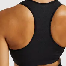 Женский бюстгальтер без рукавов с открытой спиной для занятий фитнесом и йогой