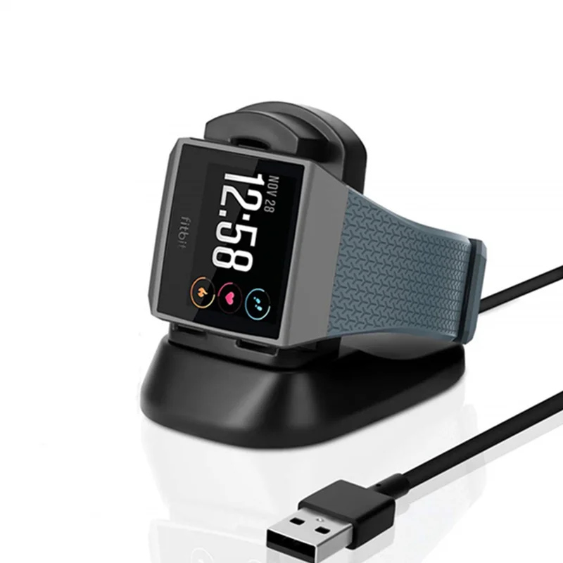 YSAGi подходит для Fitbit Ionic зарядное устройство адаптер usb зарядный кабель замена Смарт часы зарядное устройство кронштейн