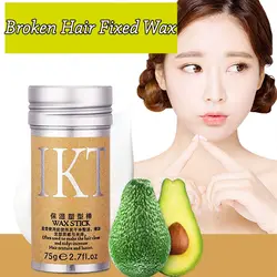 Professional Anti-frizz Avocado Modeling Oil Pomade Stick Hair Wax Finishing Cream Hair Fixing Tools