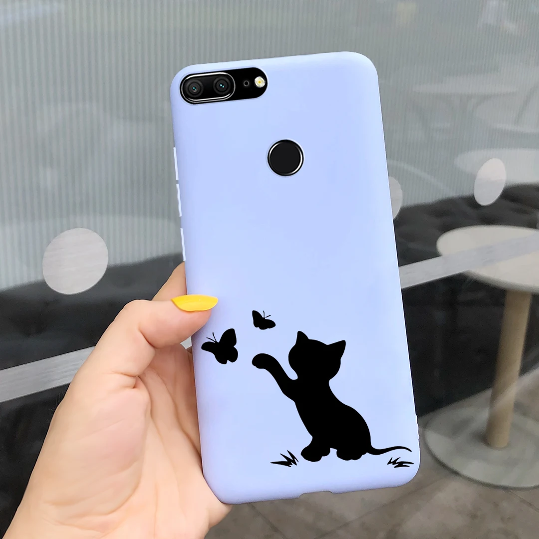 Cute Bee and Butterfly Soft Silicone Phone Case for Honor 9 Lite - Stylish Back Cover