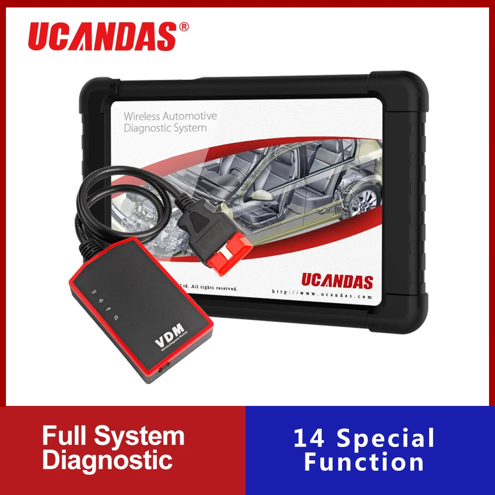 Автомобильный диагностический сканер UCANDAS VDM OBD2 профессиональный прибор для