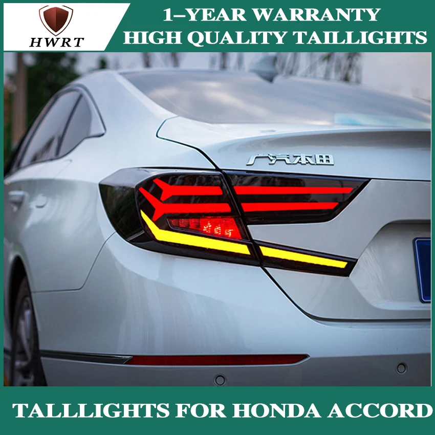 

Car Styling taillight tail lights case for Honda Accord 2018 LED taillights case for Accord Tail Lamp rear trunk lamp cover